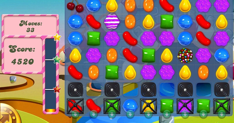 history of mobile games Candy crush saga
