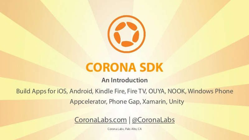 5 Tips for Mobile Development with Corona SDK