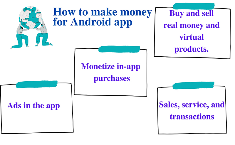 how to make money for android app
