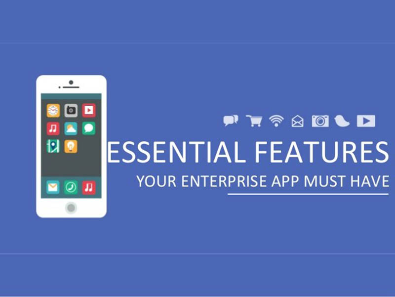 Mobile app compromis with the essential features and functions