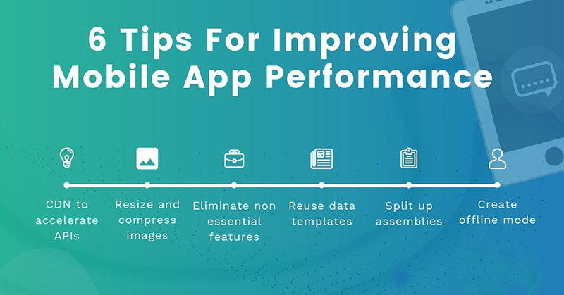 Steps to optimize performance for mobile apps
