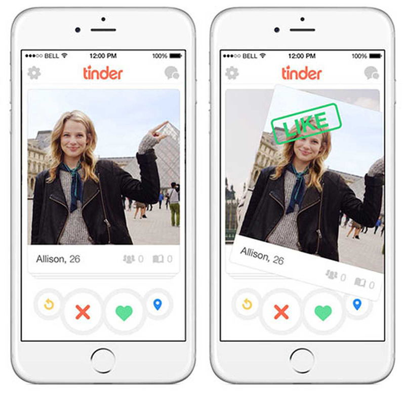 Tinder left or right